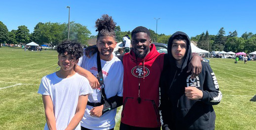 Residents Meet NFL’s Jimmie Ward