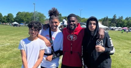 Residents Meet NFL’s Jimmie Ward